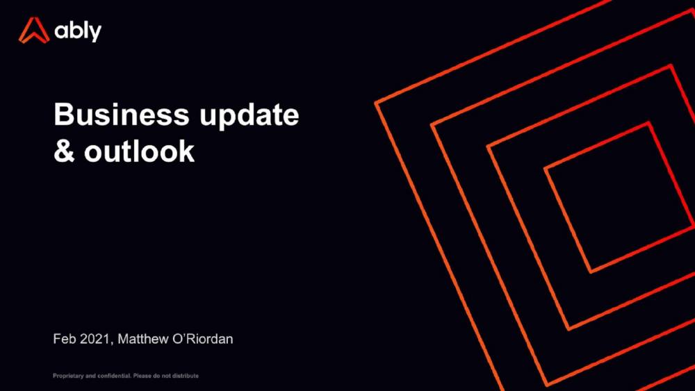 Ably pitch deck, cover slide