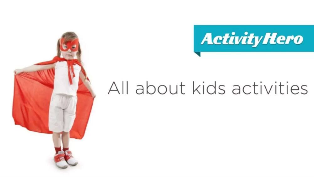 ActivityHero pitch deck, cover slide