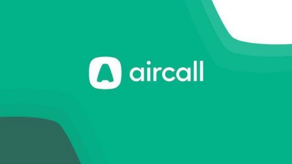 Aircall pitch deck, cover slide