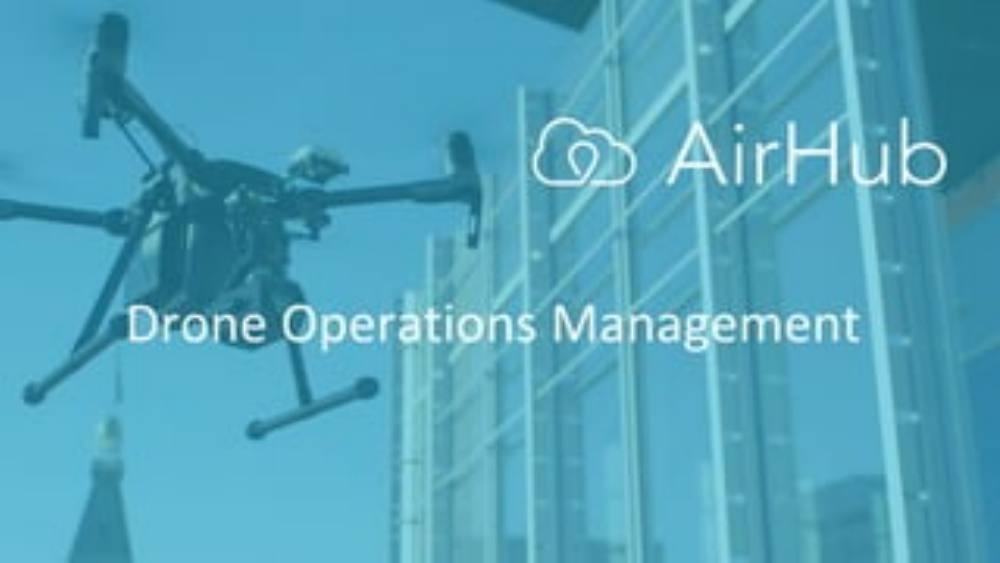 AirHub pitch deck, cover slide