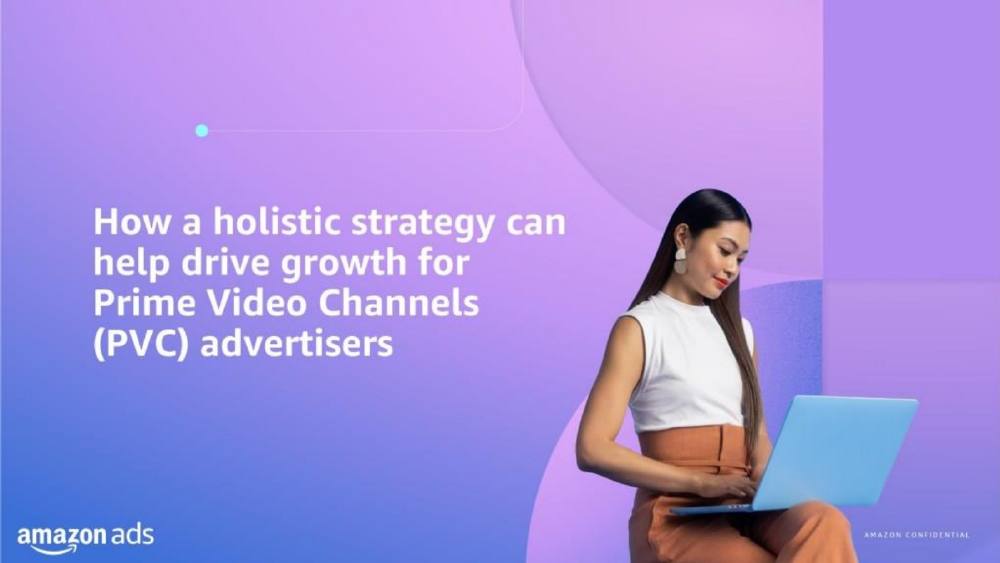 Amazon Prime Video Ads pitch deck, cover slide