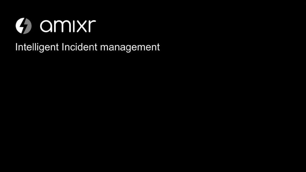Amixr pitch deck, cover slide