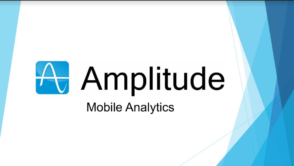 Amplitude pitch deck, cover slide