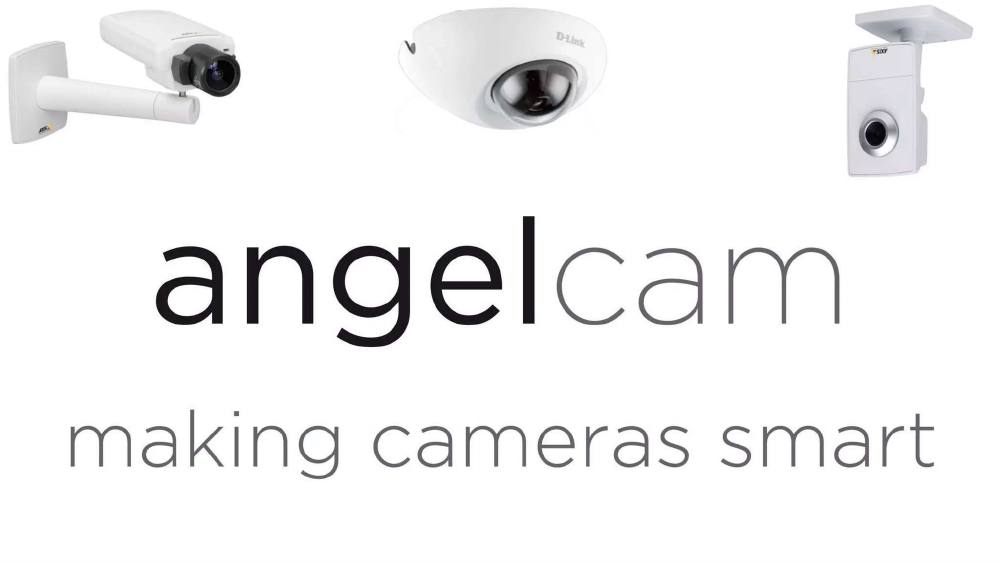Angelcam pitch deck, cover slide