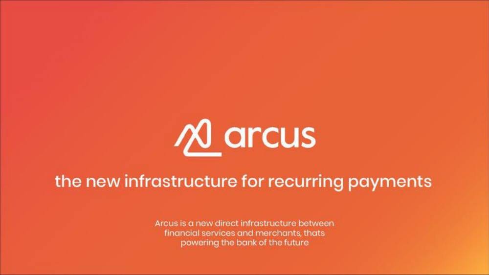 Arcus pitch deck, cover slide