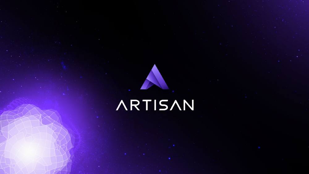 Artisan pitch deck, cover slide