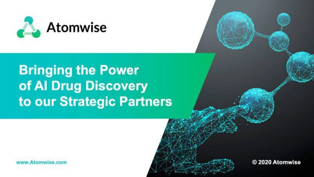 Atomwise pitch deck, cover slide