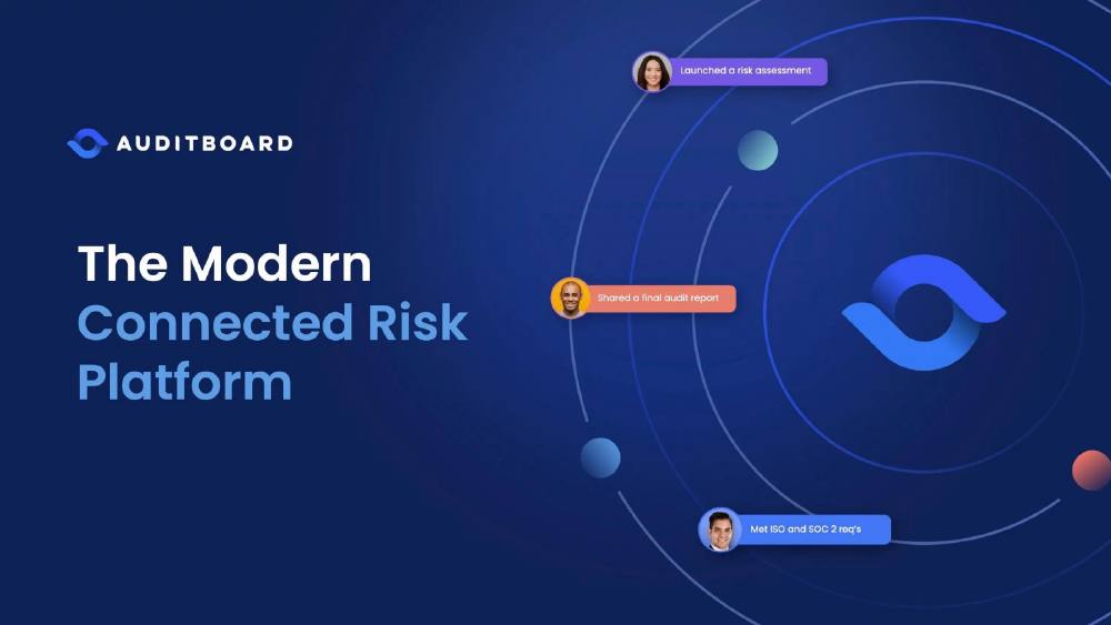 AuditBoard pitch deck, cover slide