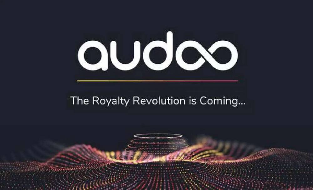 Audoo pitch deck, cover slide