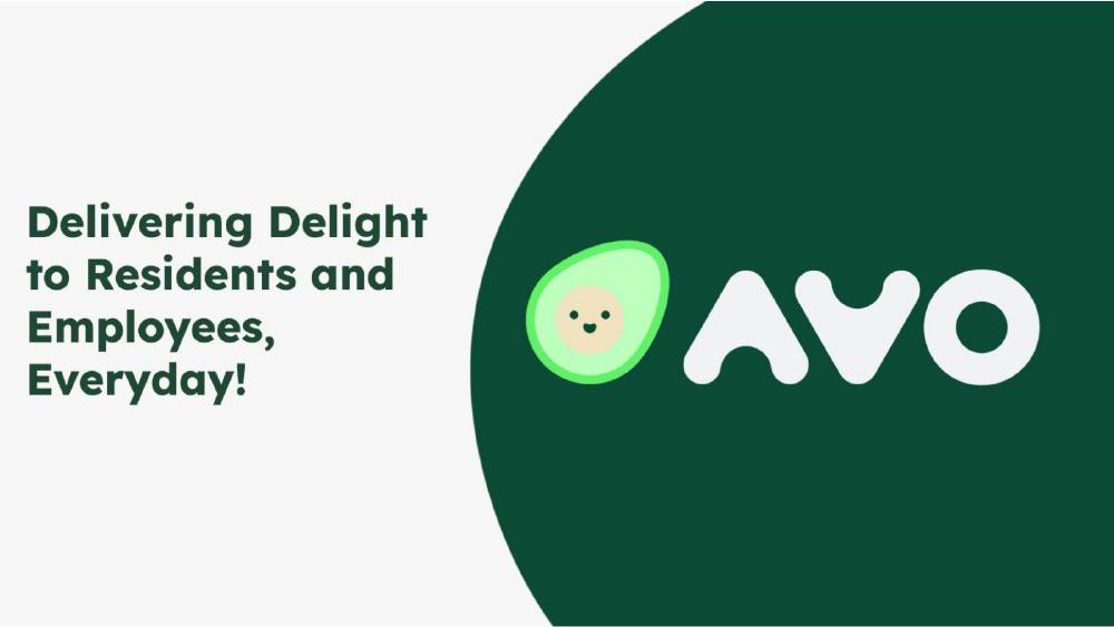 Avo pitch deck, cover slide