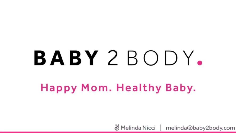 Baby2Body pitch deck, cover slide