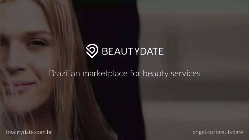 Beauty Date pitch deck, cover slide