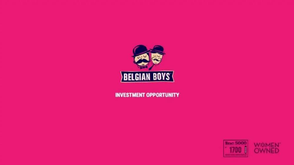 Belgian Boys pitch deck, cover slide