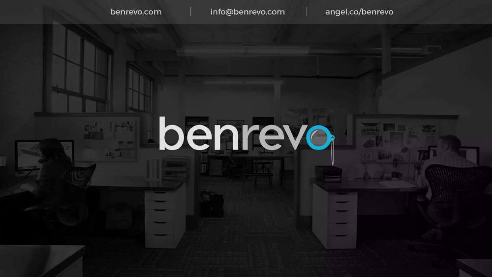 BenRevo pitch deck, cover slide