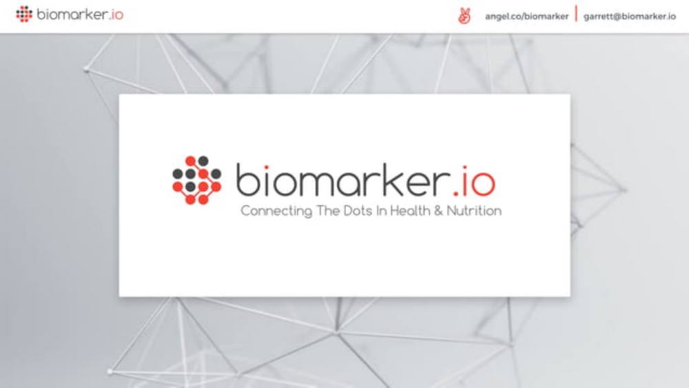 Biomarker Labs pitch deck, cover slide