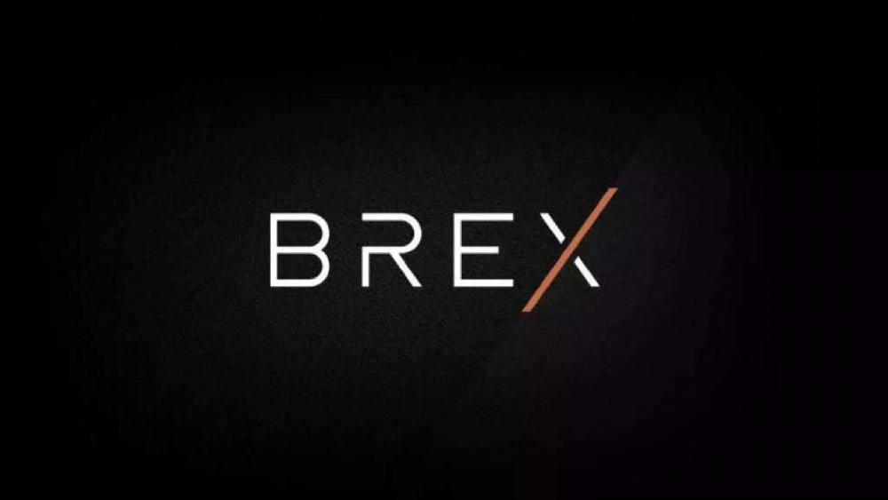 Brex pitch deck, cover slide
