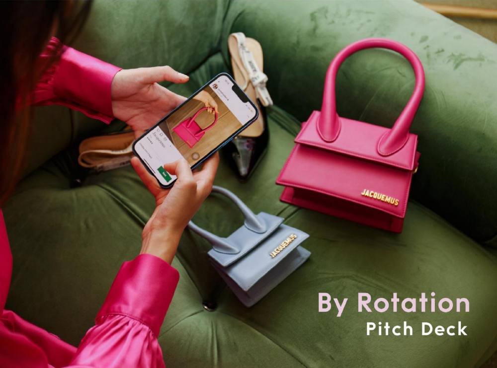 By Rotation pitch deck, cover slide