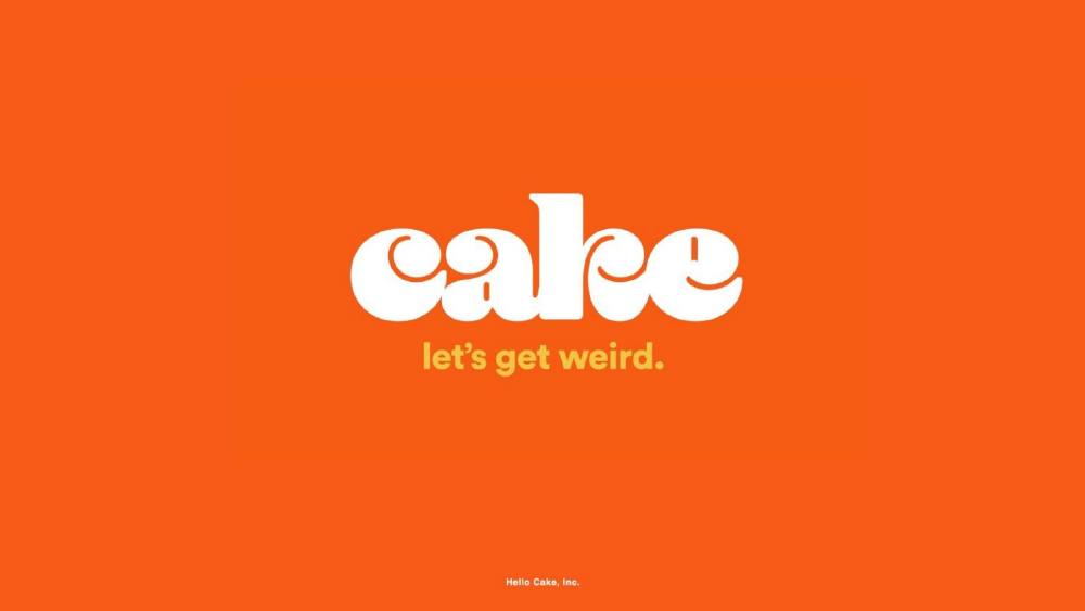 Cake pitch deck, cover slide