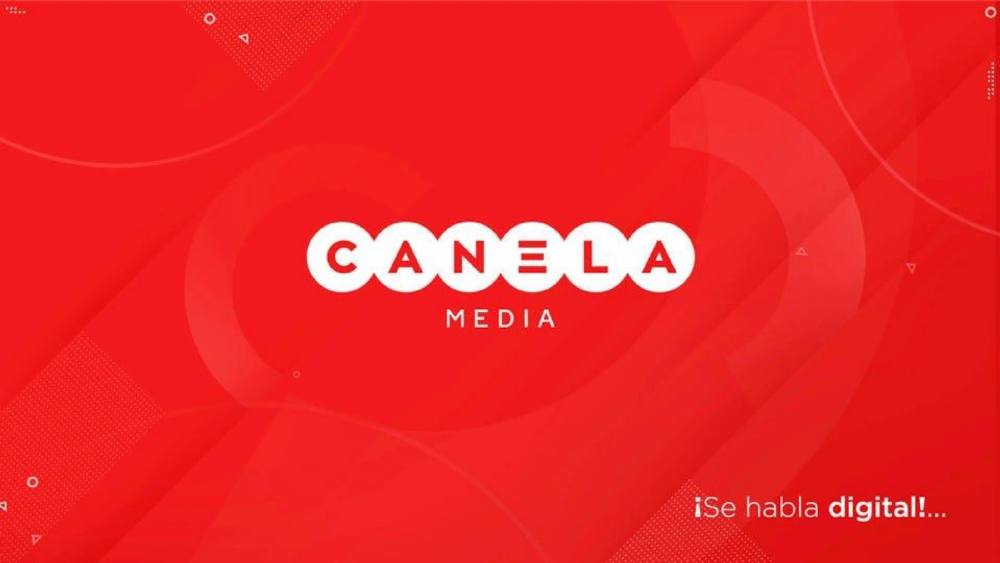 Canela Media pitch deck, cover slide