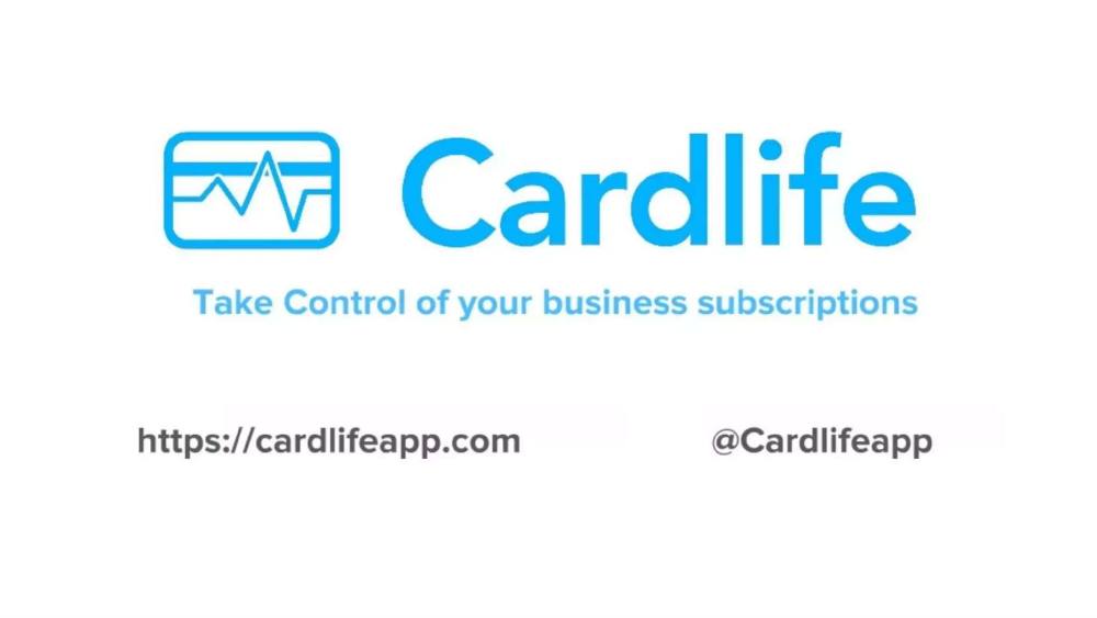 Cardlife pitch deck, cover slide