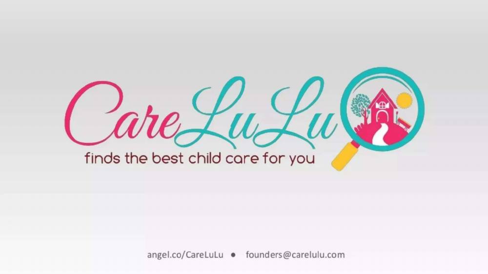 CareLuLu pitch deck, cover slide