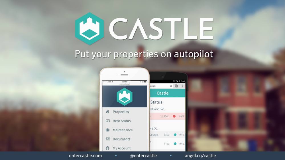 Castle pitch deck, cover slide