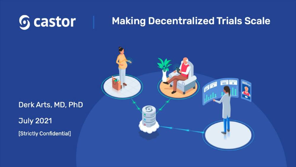Castor pitch deck, cover slide