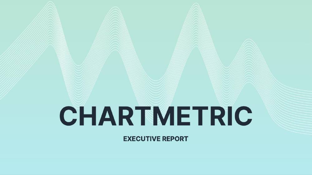 Chartmetric pitch deck, cover slide