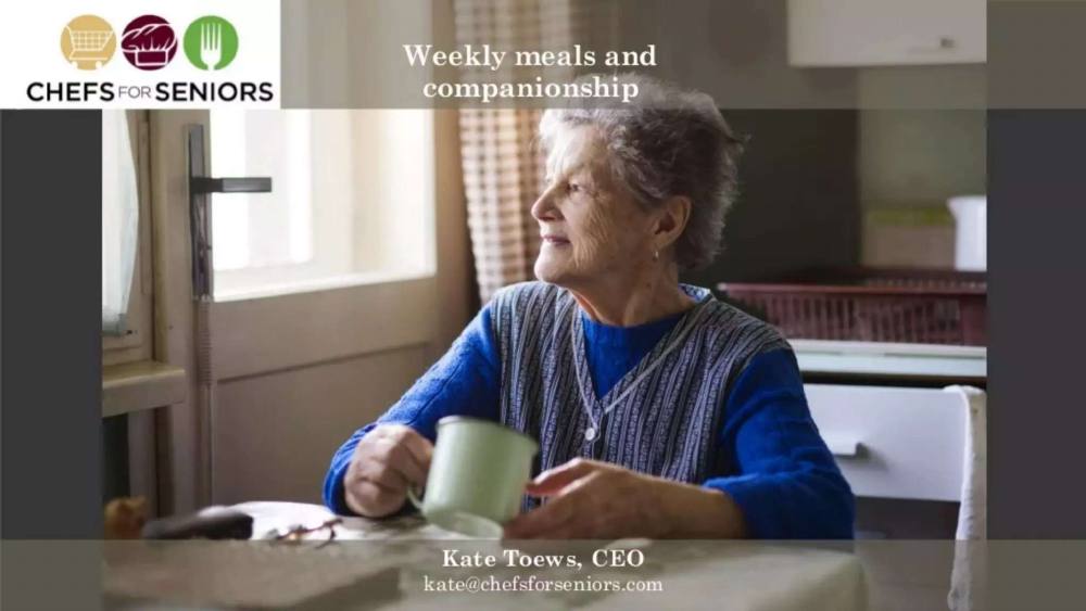 Chefsforseniors pitch deck, cover slide