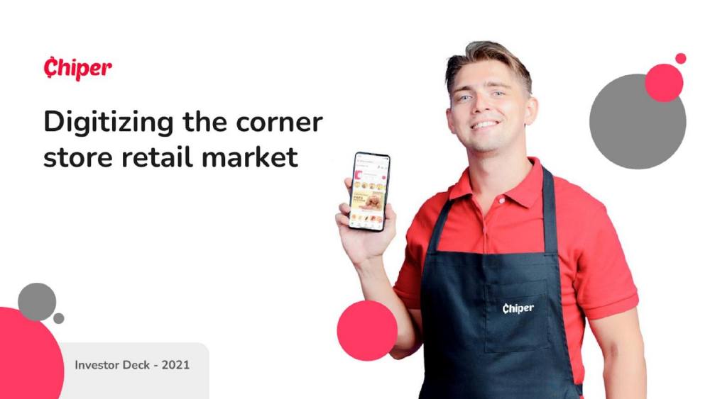 Chiper pitch deck, cover slide