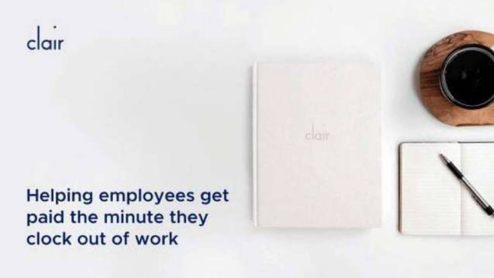 Clair pitch deck, cover slide