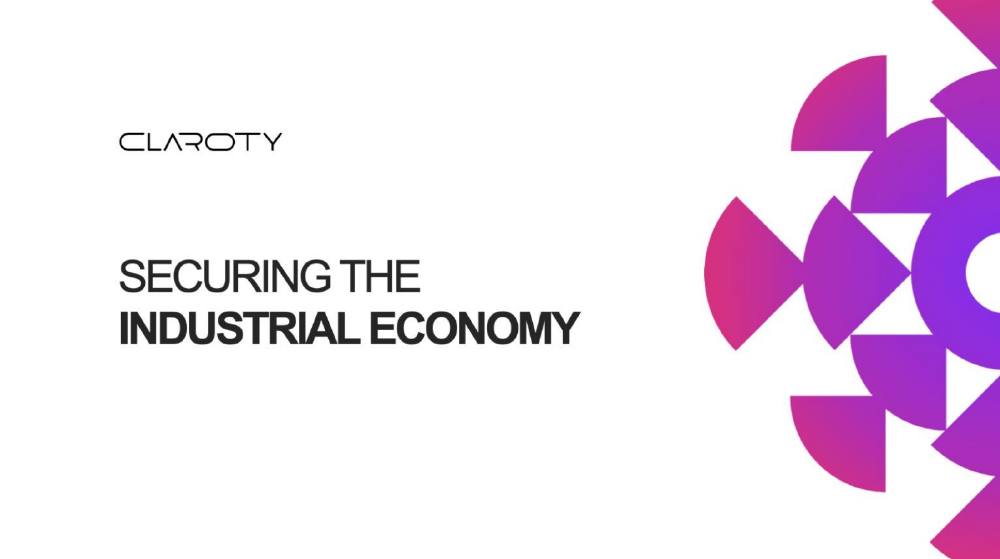 Claroty pitch deck, cover slide
