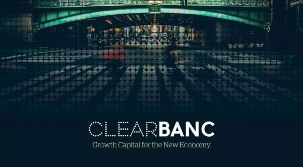 Clearbanc pitch deck, cover slide