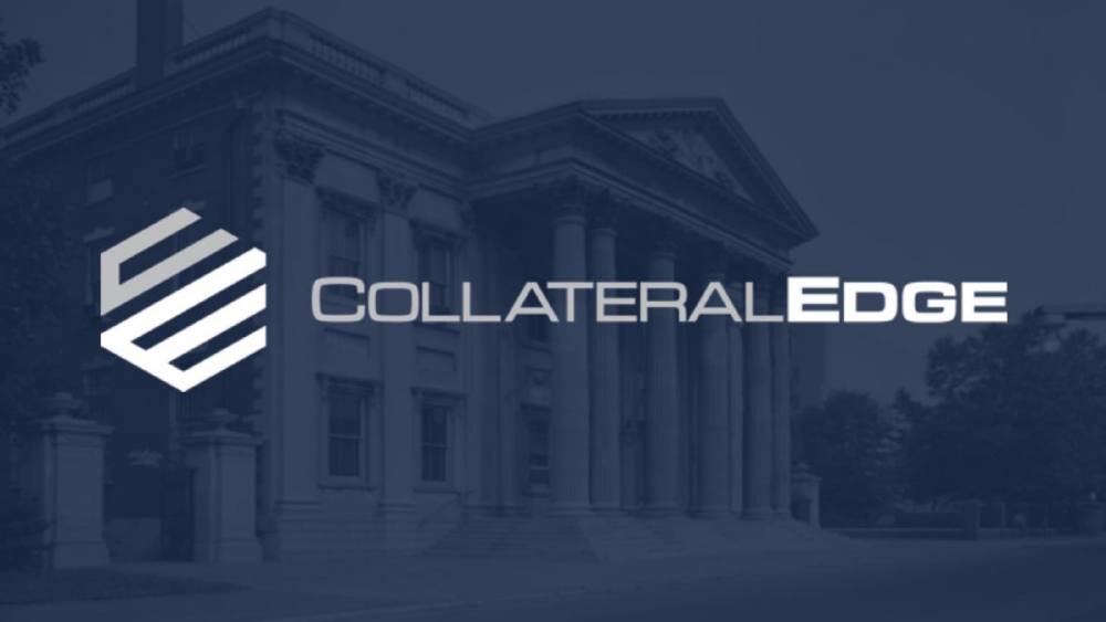 CollateralEdge pitch deck, cover slide