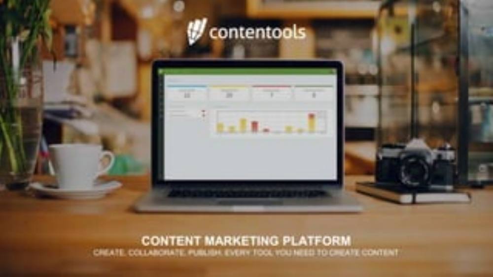 Contentools pitch deck, cover slide