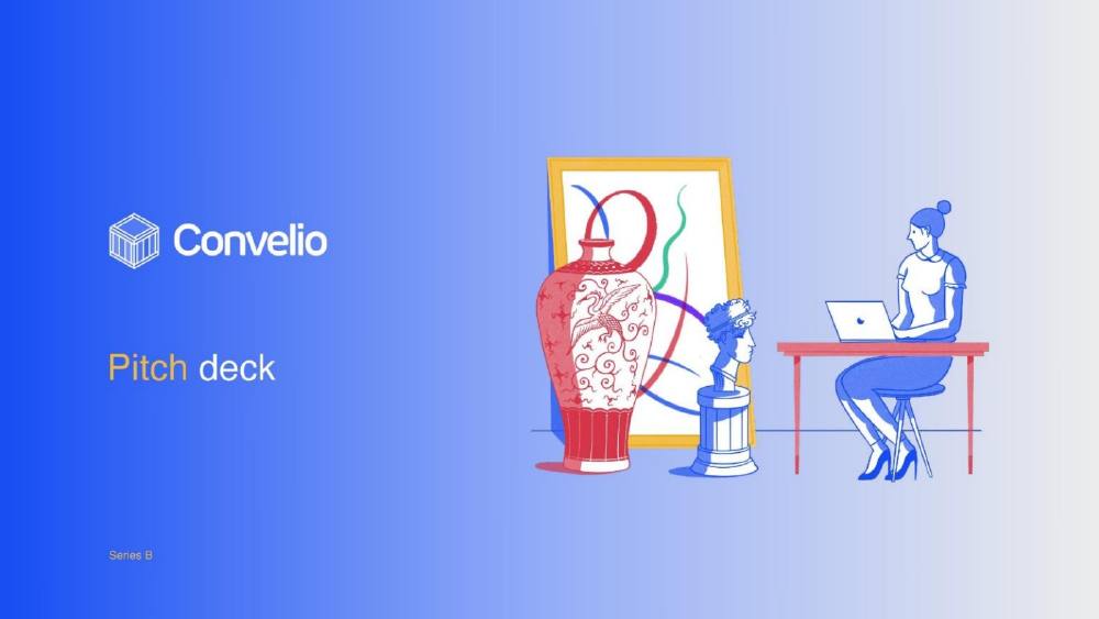 Convelio pitch deck, cover slide