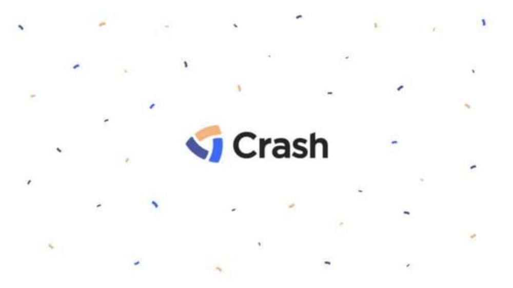 Crash pitch deck, cover slide