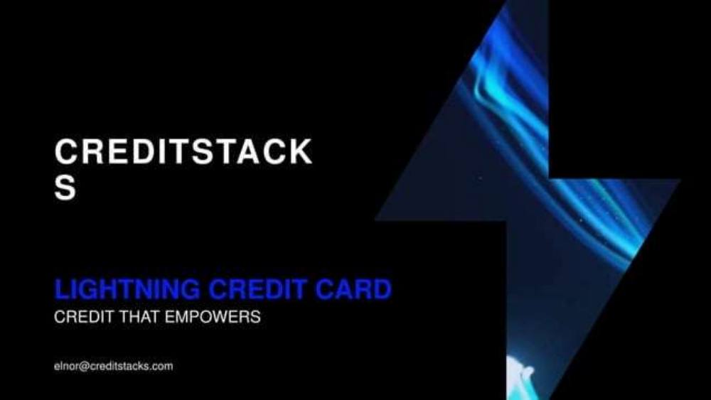 Creditstack pitch deck, cover slide