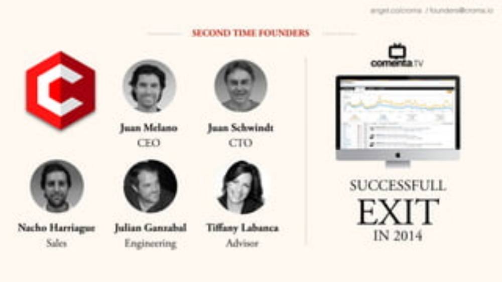Cromaio pitch deck, cover slide