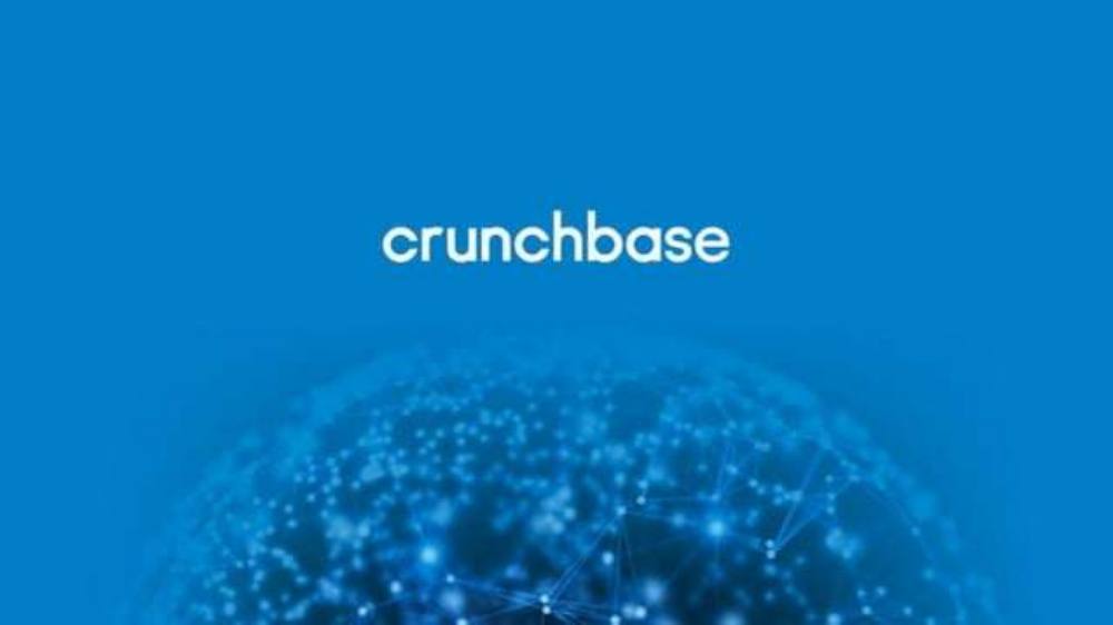 CrunchBase pitch deck, cover slide