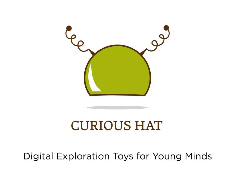Curious Hat pitch deck, cover slide