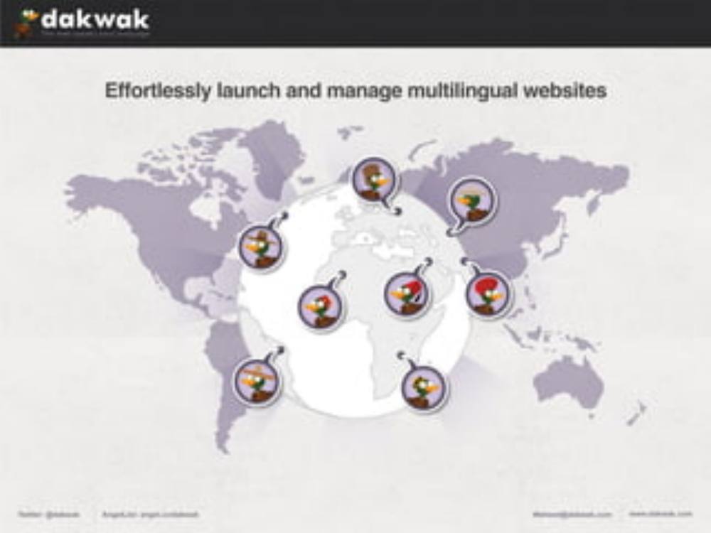 Dakwak pitch deck, cover slide