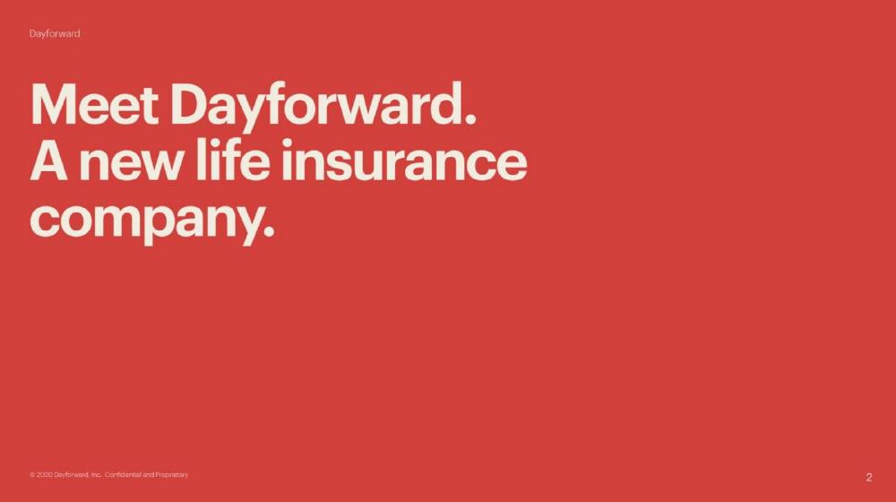 Dayforward pitch deck, cover slide