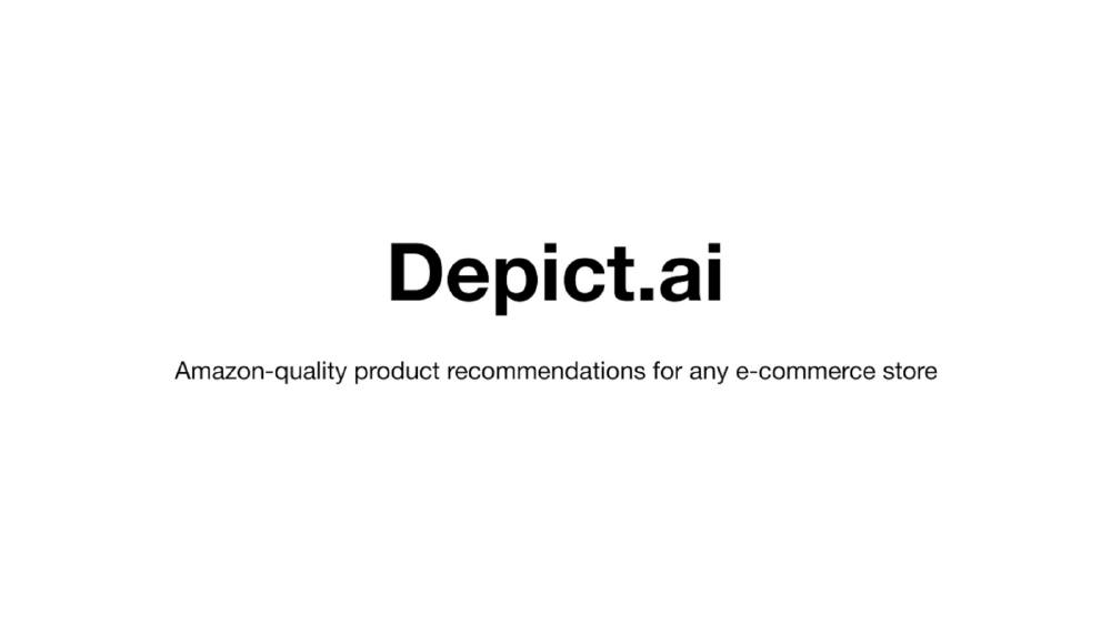 Depictai pitch deck, cover slide
