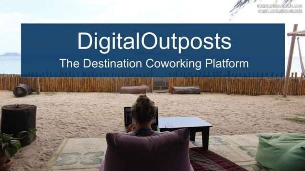 Digitaloutposts pitch deck, cover slide