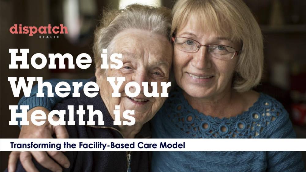 DispatchHealth pitch deck, cover slide