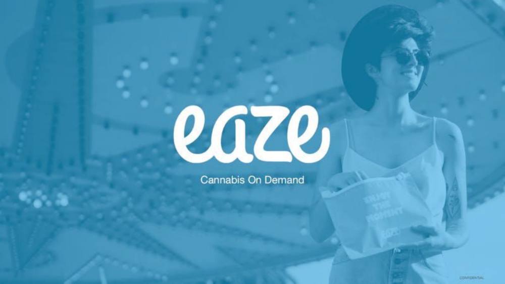 Eaze pitch deck, cover slide