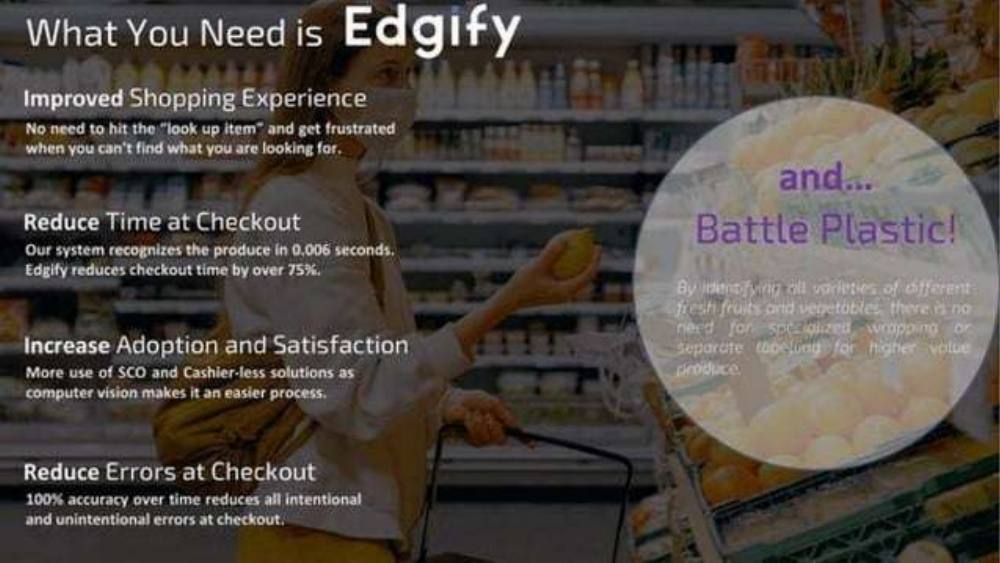 Edgify pitch deck, cover slide