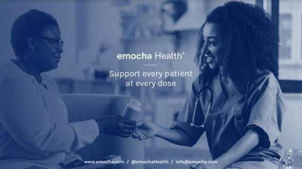 Emochahealth pitch deck, cover slide