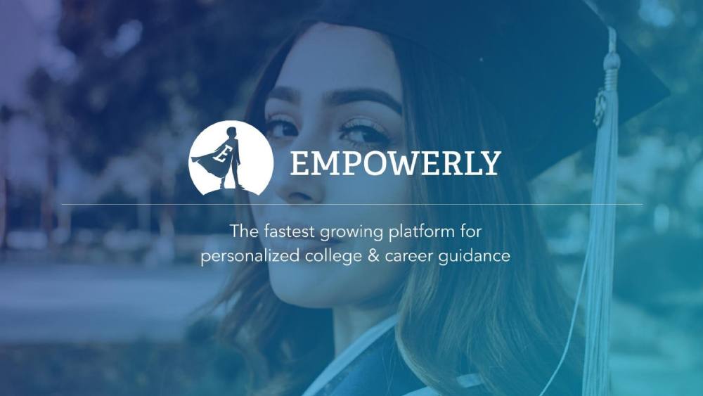 Empowerly pitch deck, cover slide